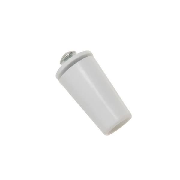 Menhållare med skruv 40 mm - Vit