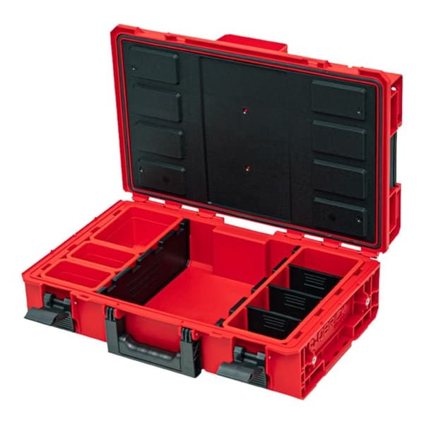 Qbrick System ONE 200 2.0 Expert RED ULTRA HD Custom Modular Organizer Tool Case 585 x 385 x 190 mm 15,4 l