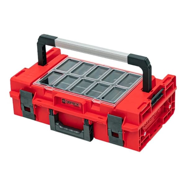 Qbrick System ONE 200 2.0 Expert RED ULTRA HD Custom Modular Organizer Tool Case 585 x 385 x 190 mm 15,4 l
