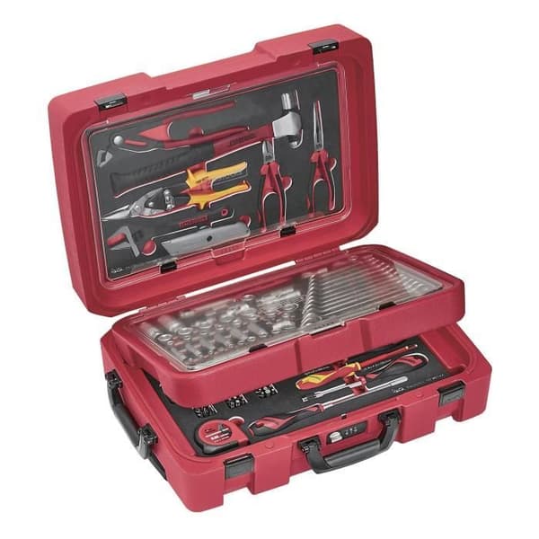 Bärbar verktygssats - Teng Tools - SCE2 - Väska TC-SC - Tricolor EVA-skum - 20 fack