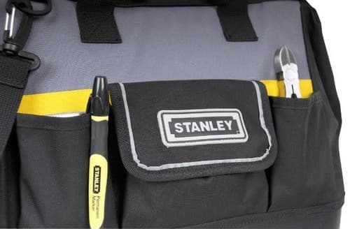 Verktygslåda Stanley 1-96-183 Nylon, Plast Svart och Grå