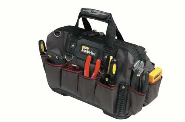Stanley FatMax Sort stof, l�der