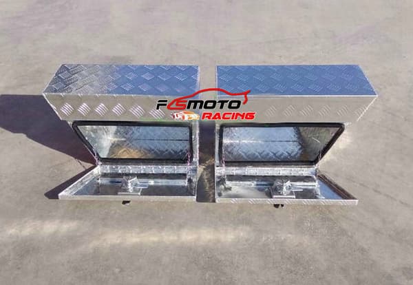 Aluminium Underbody Verktygslåda, Hållbar Konstruktion, Säker T-Lås, Väderbeständig Design