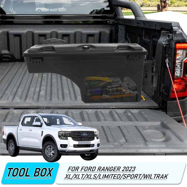 Verktygsförvaring, Baklucka Swing Case, Ford Ranger T9 2023+ Modeller,1st på höger
