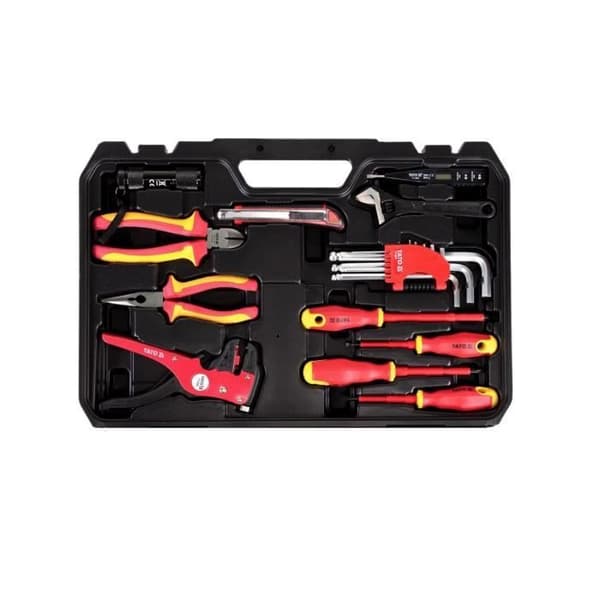Elektrikerverktygssats - Yato - YT-39009 - 68 delar - VDE-isolerade handtag