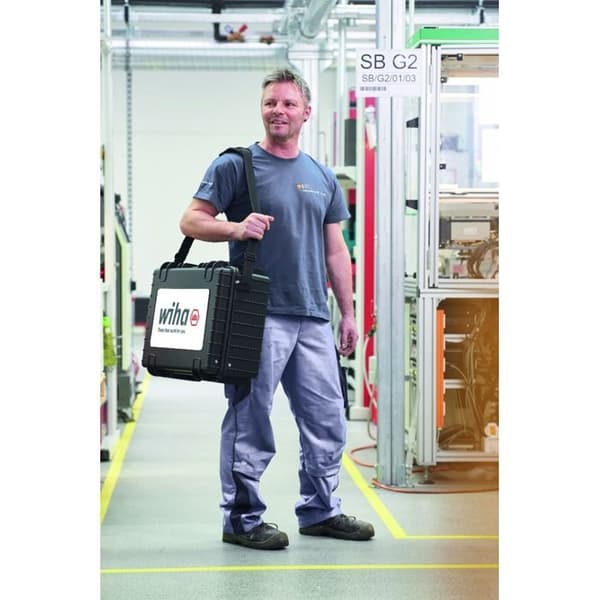 Verktygsväska - WIHA - 40523 - 80 st - Polypropen - Svart - Professionell