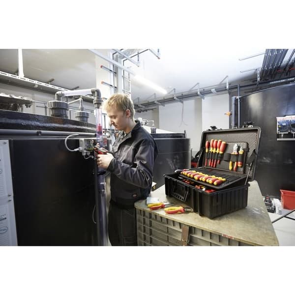 Verktygsväska - WIHA - 40523 - 80 st - Polypropen - Svart - Professionell