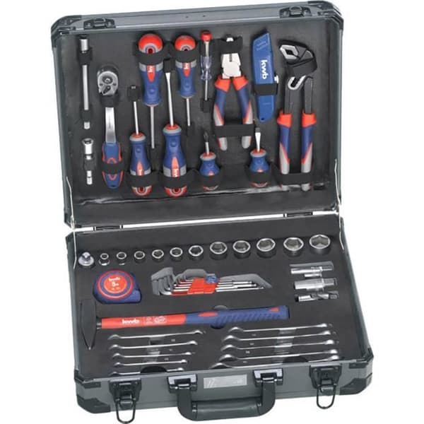 Utrustad verktygsväska - KWB - 370740 - 51 stycken - Aluminium - Blandat