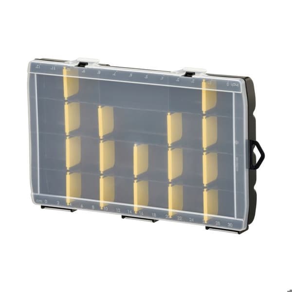 Förvaringslåda - STANLEY - STST81681-1 - Avtagbara avdelare - Transparent lock