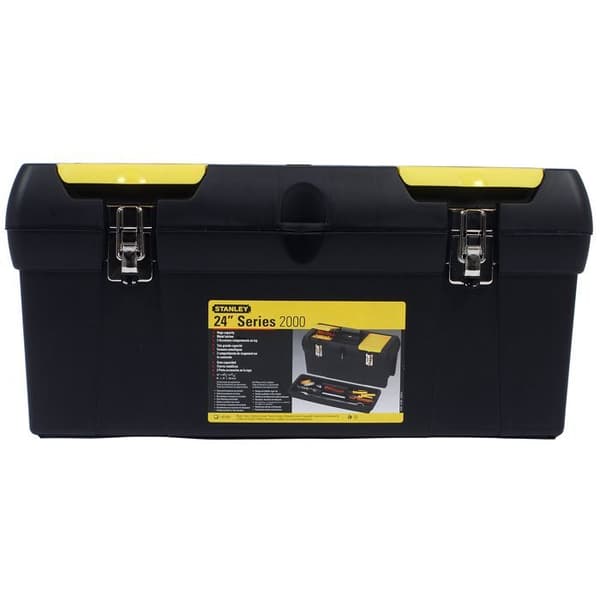STANLEY Seriepro 60 cm Verktygslåda - Heavy Duty Metal Fästelement - 2 Organizers