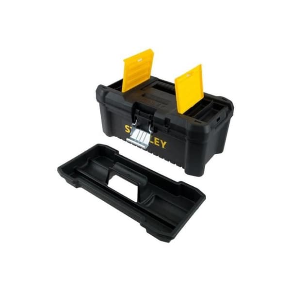 STANLEY Verktygslåda 30 cm - Plast med 2 organisatörer på locket - Verktygsbricka STST1-75518