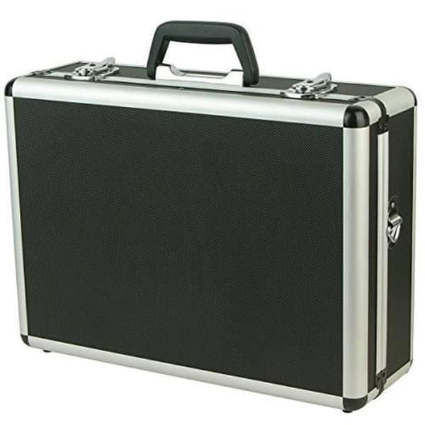 Verktygslåda - BLINKY - 40545-10 - Aluminium - Runda hörn - Svart/silver