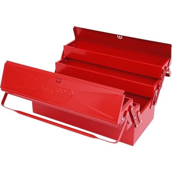 Verktygslåda - KS TOOLS - 999.0120 - Metallsats med 5 fack - L.420 mm - Nitrade leder