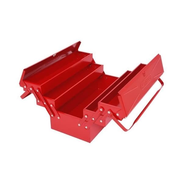 Verktygslåda - KS TOOLS - 999.0120 - Metallsats med 5 fack - L.420 mm - Nitrade leder