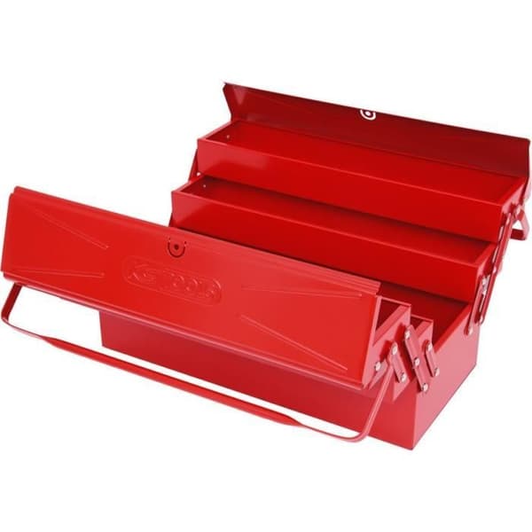 Verktygslåda - KS TOOLS - 999.0120 - Metallsats med 5 fack - L.420 mm - Nitrade leder