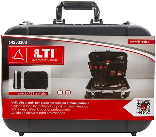 Krino - 64230303 - 153-delat multi-redskapsväska, svart