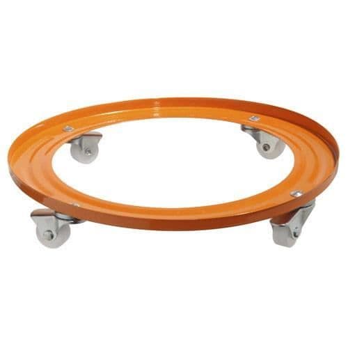 Stödflaska butan - Metallisk - Innermått 230 mm - Yttermått 310 mm - Svängbara hjul