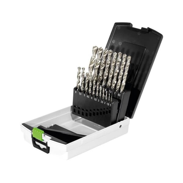 Borrsats - FESTOOL - 498981 - HSS - Diameter 1-10 - 19 stycken