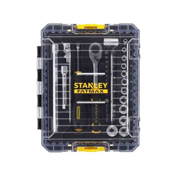 STAKBOX M SOCKET LÅDA - ¼'' STANLEY SET OM 48 STK - FATMAX - FMMT98101-0