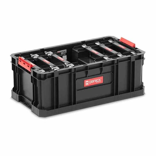 Förvaringslåda - Qbrick - Two Box 200 - 6 Multi Organizers - Plast - Svart