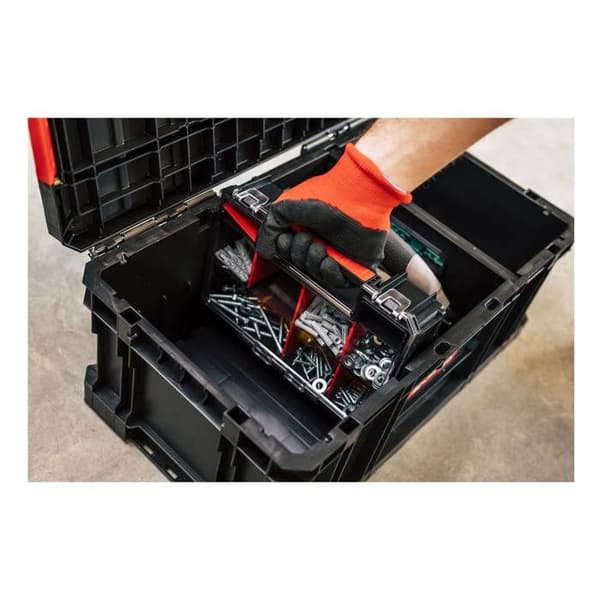 Verktygslåda - Qbrick - System TWO - 6 Fack - Svart - Polypropylen, Polykarbonat