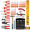 Miniatyrbild 2 av 4: Verktygsvagn - KNIPEX - 00 21 06 - Utrustad för elektriker - 515x430x280 mm - Svart färg