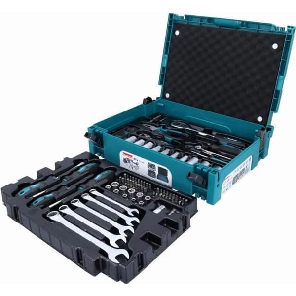 Makpac låda med 87 handverktyg - MAKITA E-11542