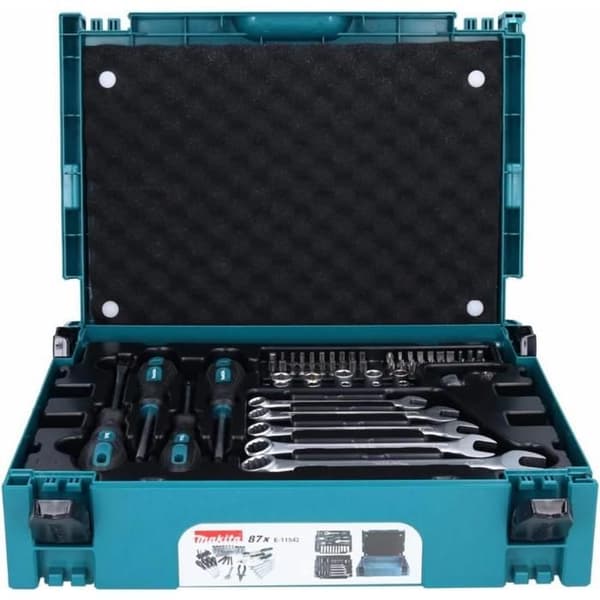 Makpac låda med 87 handverktyg - MAKITA E-11542