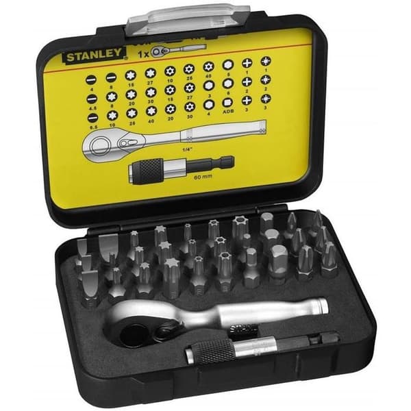 32 Piece 1/4'' Bit Kit Stanley 1-13-904