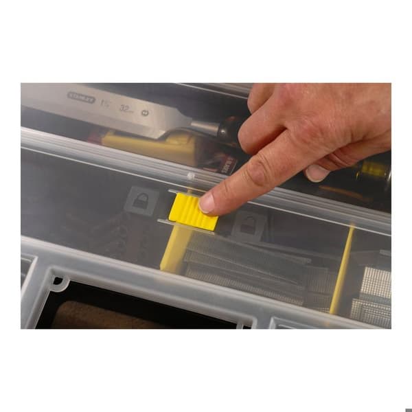 Verktygsförvaringslåda - Stanley - 1-92-762 - 25 fack - Plast - 46x8 cm