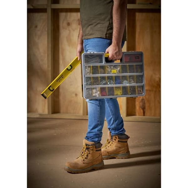 Verktygsförvaringslåda - Stanley - 1-92-762 - 25 fack - Plast - 46x8 cm