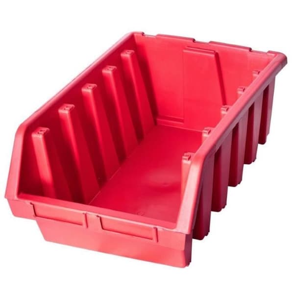 Pipbehållare - MEISTER - 20 l - Röd - Polypropen - Stapelbar och hängbar - 333x500x187mm