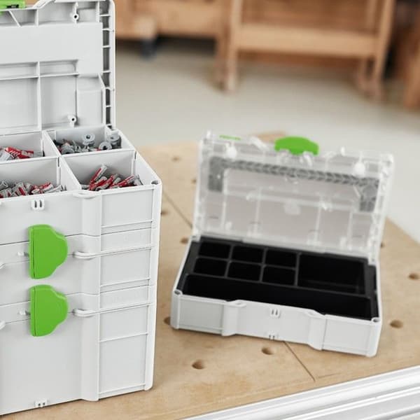Verktygsväska - Festool - SYS3 S 76 TRA UNI - 265x171x76 mm - Transparent lock.
