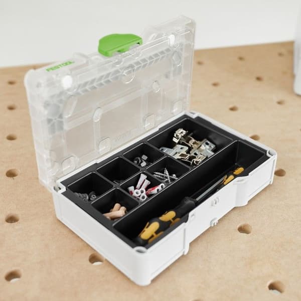 Verktygsväska - Festool - SYS3 S 76 TRA UNI - 265x171x76 mm - Transparent lock.