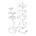 Miniatyrbild 3 av 3: Organisatör - Qbrick System - ONE M RÖD ULTRA HD - Hållbar plast - IP66 - 2,5L