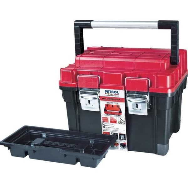 Patrol Group SKRC1HDCZEPG001 HD Compact 1 Factory Tool Box Chest 450x350x350 Alugriff Röd