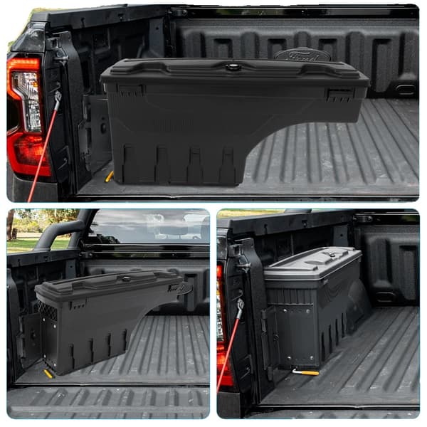 Car Styling Toolbox, 35KG Belastningsevne, 180º Svingfunktionalitet,1 pc til venstre