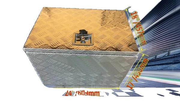 Aluminium Pickup Truck Toolbox, Vejrbeskyttet Opbevaring, Sikker T-Lås System