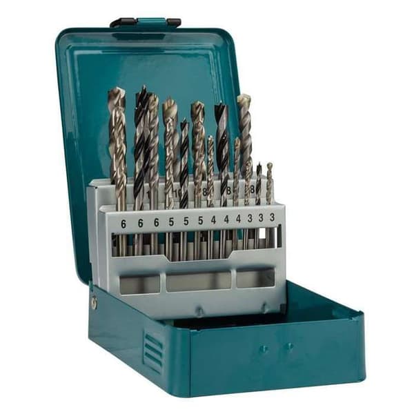 Sortiment av borrar och bits 62 stycken MAKITA B-53908