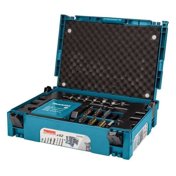 Sortiment av borrar och bits 62 stycken MAKITA B-53908