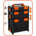 Miniatyrbillede 5 af 5: Professionellt fodral - TOOD - Stapelbart - ABS - 46x34x14 cm
