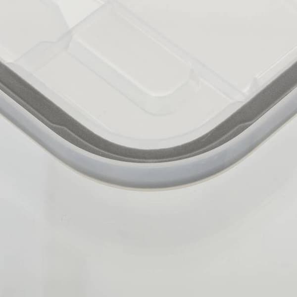 Förvaringslåda med klipp "Protect" 18L Transparent