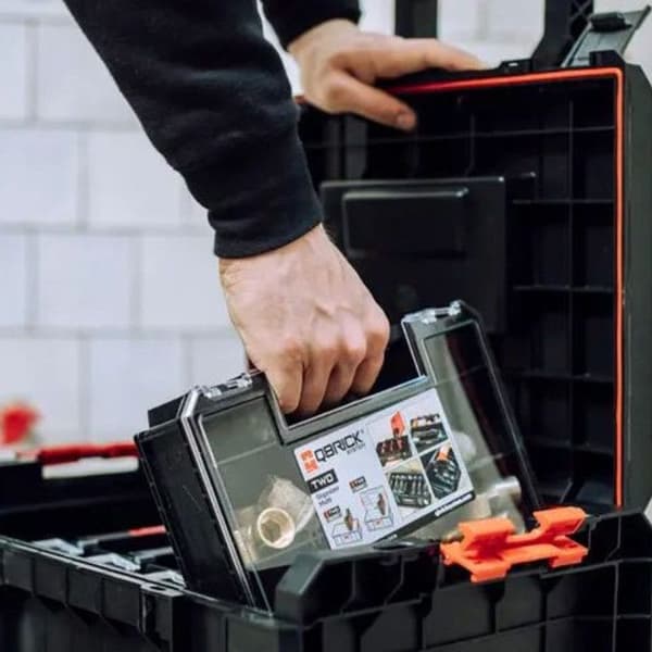 Modulär verktygslåda - QBRICK SYSTEM - 5987 4256 - 19L - Vattentät - 10 avtagbara fack