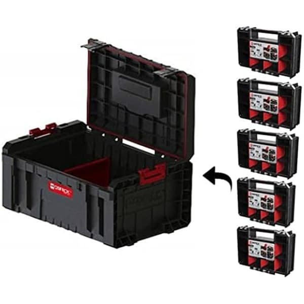 Modulär verktygslåda - QBRICK SYSTEM - 5987 4256 - 19L - Vattentät - 10 avtagbara fack
