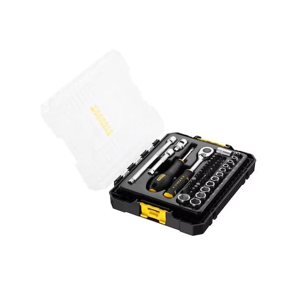 STAKBOX M SOCKET LÅDA - ¼'' STANLEY SET OM 48 STK - FATMAX - FMMT98101-0