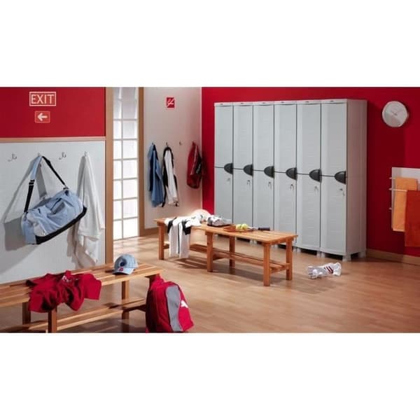 SPACESAVER 35 PLASTIKEN Högskåp 1 Dörr med hyllor - B 35 x D 45 x H 184 cm - Space SAVER-sortiment - Interiör och exteriör