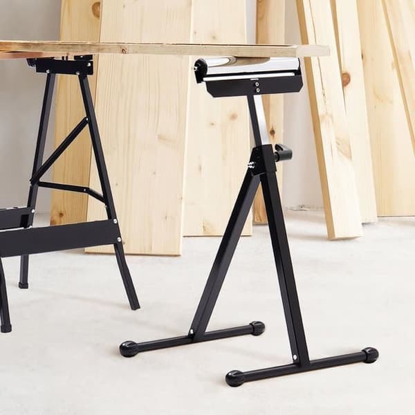 XMTECH 2x Rullverkstadsvagnar Rullvagnar Rullande staffli Vikbart stöd 60 kg Höjd Justerbar 68-107cm