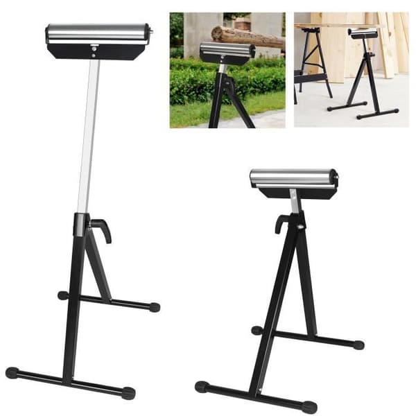 XMTECH 2x Rullverkstadsvagnar Rullvagnar Rullande staffli Vikbart stöd 60 kg Höjd Justerbar 68-107cm