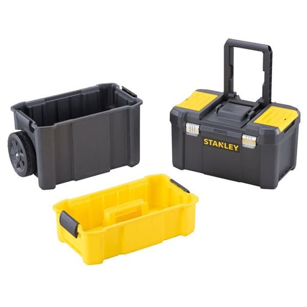 Verkstadsvagn - STANLEY - STST1-80151 - 3 i 1 - Teleskophandtag - 2 hjul