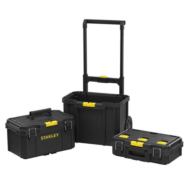 3 i 1 vagn - STANLEY - STST83319-1 - 4 hjul - Kapacitet 45 kg - Teleskophandtag